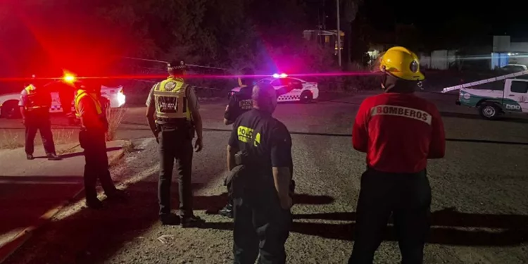 Atienden caída de poste de telefonía en la carretera Huajuapan-Tehuacán.