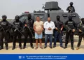 El alcalde de Juchitán, M.S.A. “Quetu”, y C.A.P.L. “La Parka” fueron custodiados por fuerzas federales y estatales durante su traslado al juzgado de control.