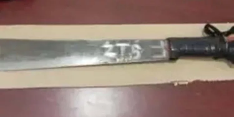 El sospechoso fue detenido por la Policía Municipal en la calle Morelos y remitido al Cuartel de Seguridad.