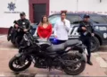 La motocicleta Pulsar Bajaj 200 fue asegurada por la Policía Municipal en San Francisco Tutla.