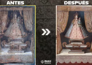 La intervención se realizó a partir de un proyecto previamente revisado y autorizado por el Centro INAH Oaxaca.