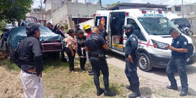 El percance vial se registró sobre la calle Tlaxiaco, entre Cazahuates y Juquila.