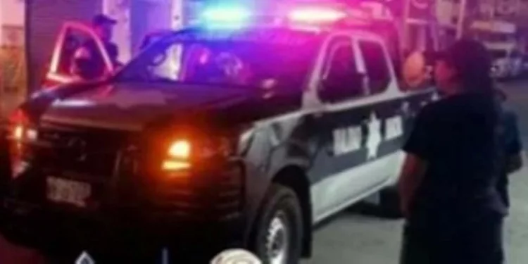 El vehículo Chevrolet Aveo modelo 2025 resultó con la fascia destrozada tras embestir al Pitbull.