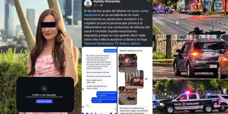 Accidente mortal pone bajo investigación a presentadora de Televisa en Guadalajara