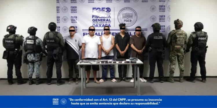 ¡Nuevo golpe a red delictiva de ASAEO! Nueve cateos dejan cinco detenidos y drogas aseguradas en Oaxaca