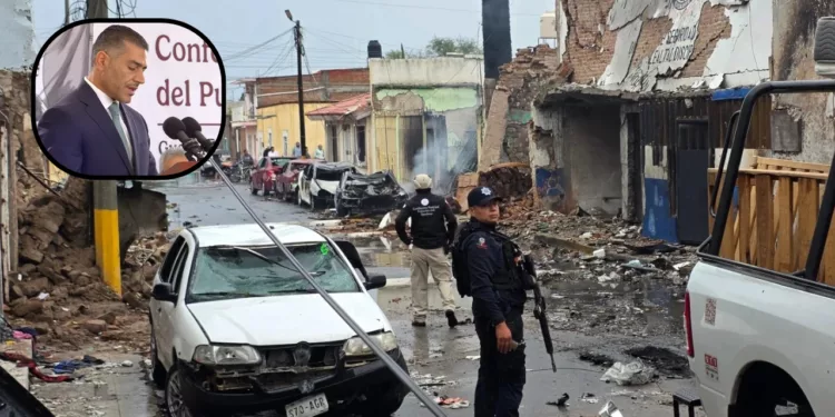 ¡Coche bomba destapa guerra criminal en Zacatecas! Harfuch apunta a disputa entre cárteles
