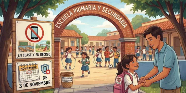 ¡Celulares, fuera de la escuela! Desde noviembre ni en clases ni en recreo