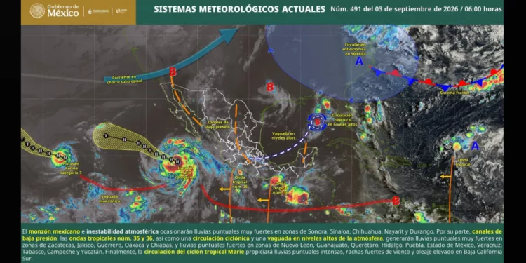 Lluvias intensas y calor extremo ponen a Oaxaca bajo vigilancia este jueves
