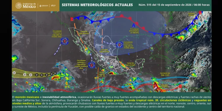 Cielo cargado sobre Oaxaca: prevén tormentas, granizo y fuertes vientos