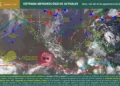 ¡Oaxaca bajo el agua y el viento! Tormentas, rayos y mar picado amenazan este domingo
