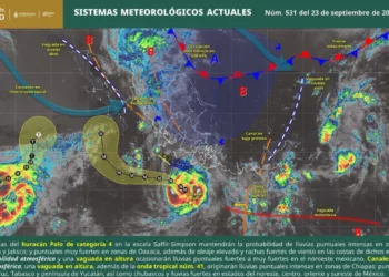 Oaxaca en alerta: “Polo”, onda tropical y vaguada monzónica amenazan con lluvias intensas
