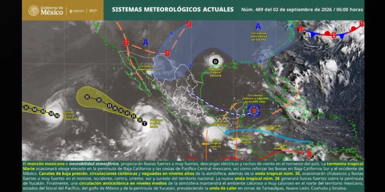 Oaxaca entra en una jornada de mayor inestabilidad; lluvias, tormentas y viento marcarán el día