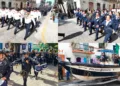 Desfile del 16 de septiembre llena de contingentes y familias las calles de Oaxaca