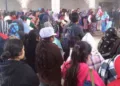 Foto: redes sociales // Desplazados de Guadalupe Victoria que recibieron refugio en el municipio de San Pedro Ocotepec.