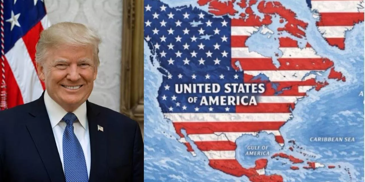 Trump publica mapa de México con la bandera de EE. UU. y Sheinbaum responde: 'No seremos colonia'