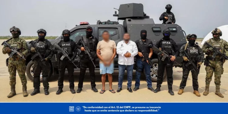 El exalcalde de Juchitán, M.S.A., alias “Quetu” y C.A.P.L., alias “La Parka” fueron recluidos en penales de máxima seguridad federal.