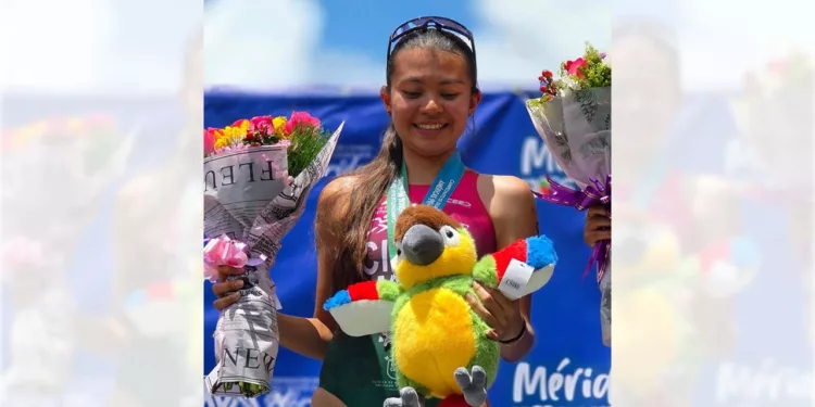 Carolina Cinco terminó como sub campeona Panamericana de Duatlón.