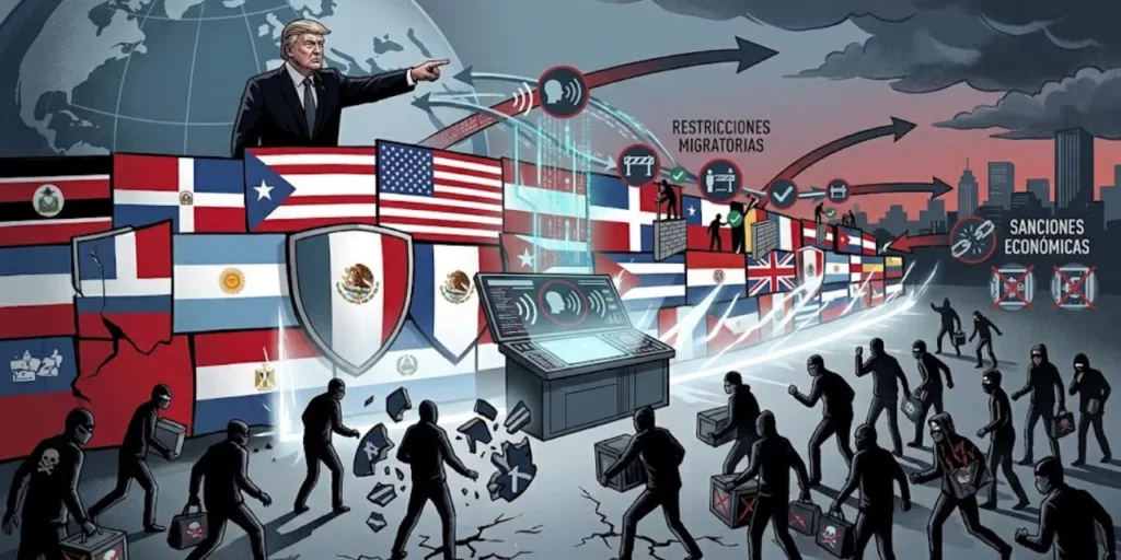 ¡Escudo contra el narco! Trump alinea a 17 países contra 24 organizaciones