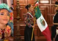 VIDEO | Balean casa de Elvis Guerra en Juchitán: diseñador del vestido de Claudia Sheinbaum denuncia extorsión