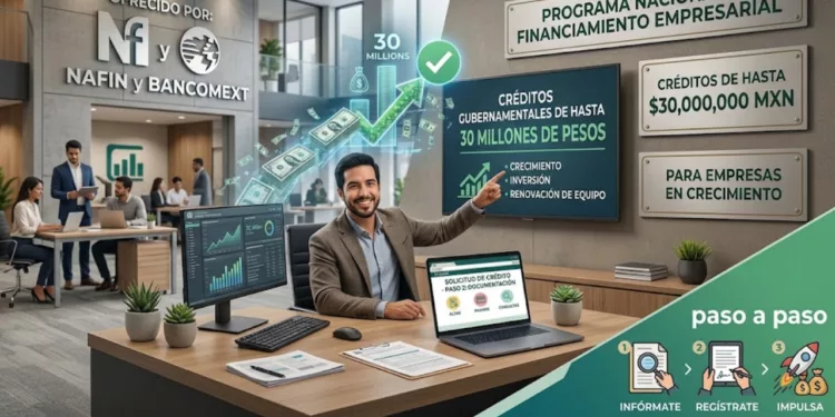 ¿Necesitas hasta 30 millones para tu empresa? Estos son los créditos que ofrecerá el Gobierno