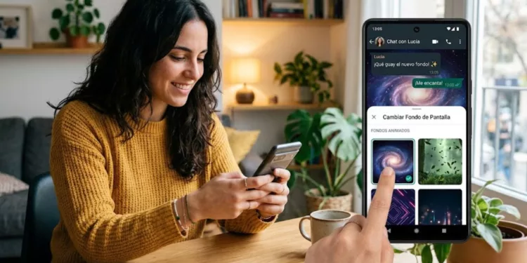WhatsApp estrenará fondos animados para chats: Cómo activar la nueva función en tu celular