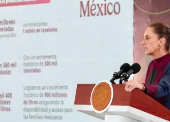 La presidenta encabezó la presentación de los avances agrícolas y ganaderos nacionales desde el estado de Zacatecas.