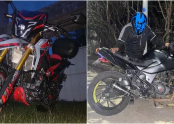 Las motocicletas robadas, una Hero Hunk 160 R y una Vento 300, ya son rastreadas por corporaciones de seguridad.