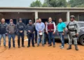 Foto: redes sociales // Las personas detenidas en San Sebastián Río Hondo tras conflicto político.