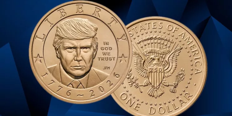 Moneda de 1 dólar de Donald Trump: así es la nueva edición especial del 250 aniversario de EE. UU.
