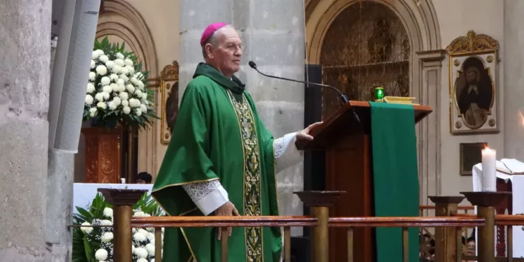 Foto: Arquidiócesis de Antequera // Monseñor habló de la importancia del trabajo para lograr esa conversión.