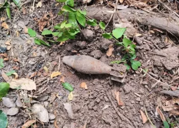 ¡Alarma en Ciudad Ixtepec! Hallan artefacto con características de un proyectil de mortero