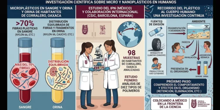 ¡Plástico dentro del cuerpo! IPN detecta microplásticos en sangre y orina de habitantes de Oaxaca