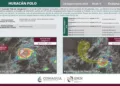Polo se aferra a categoría 5: lluvias, viento y oleaje ponen en alerta al pacífico