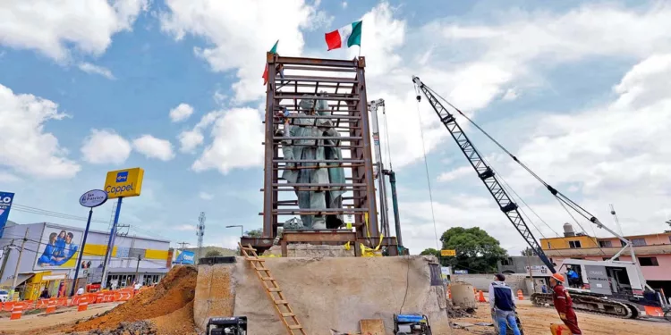 Foto: internet // Reportan la muerte de otro trabajador en las obras de Viguera. El Ayuntamiento informó que sufrió una caída en la carretera a San Lorenzo Cacaotepec.