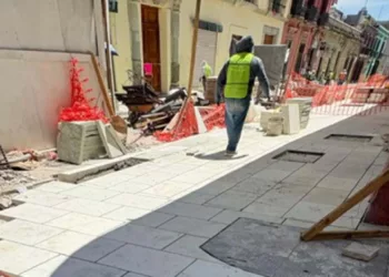 Foto: Gobierno de Oaxaca // Realización de obras en la zona metropolitana de la ciudad de Oaxaca.