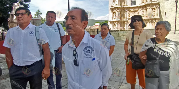 Foto: Lisbeth Mejía Reyes // Representantes de los seis sindicatos municipales demandaron resultados de la auditoría interna del fondo de pensiones