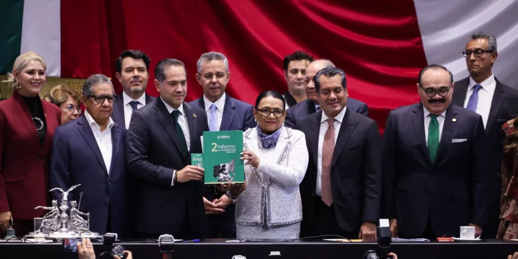 Segundo Informe 2026: Rosa Icela entrega documento en San Lázaro y Sheinbaum destaca logros