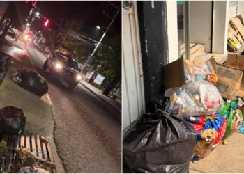 Foto: redes sociales // Se ha vuelto normal ver basura amontonada todos los días en las calles de Puerto Escondido.