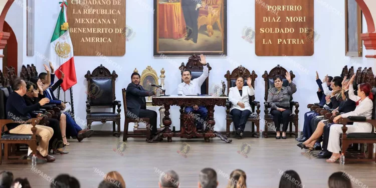 Foto: Gobierno Municipal // Sesión de cabildo de este jueves.