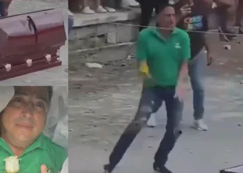 VIDEO | El “muerto” que farmea aura: político sale de un ataúd para captar simpatizantes en México
