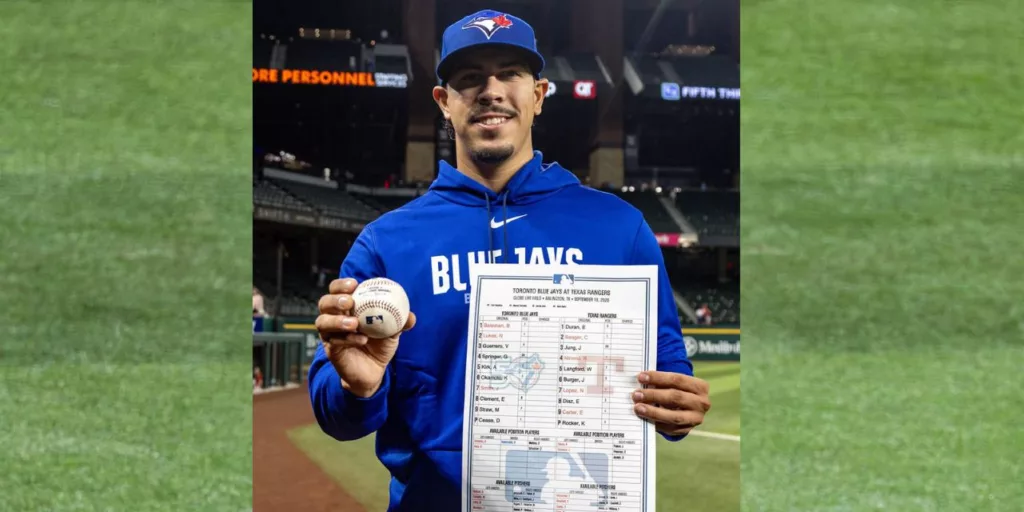 GALERÍA | Así celebraron los Blue Jays el histórico debut de José Ignacio “Tibu” Rodríguez