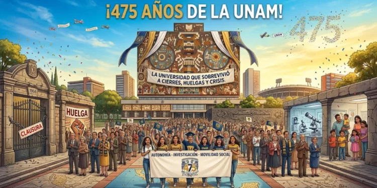 ¡475 años de la UNAM! La universidad que sobrevivió a cierres, huelgas y crisis
