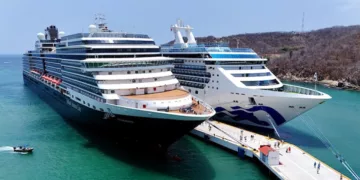 Huracán Polo provoca cancelación del arribo del Island Princess a Huatulco
