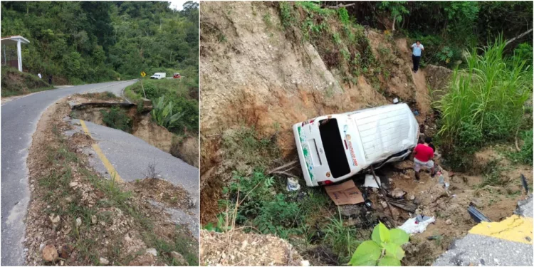 Nueve lesionados en accidente sobre la vía Pluma Hidalgo–Huatulco; crecen reclamos por falta de gestión municipal