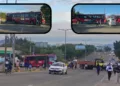 ¡Sin agua y sin paso! Protesta en Zaachila bloquea carretera y retiene autobuses del BinniBus