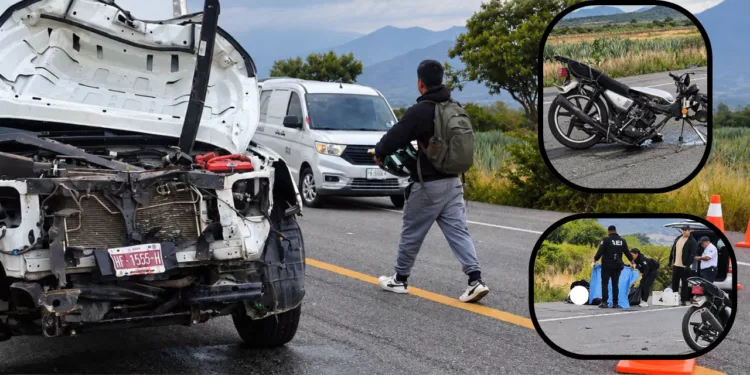 ¡La 190 vuelve a cobrar una vida! Motociclista muere tras brutal choque frontal