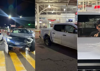 VIDEO | Señalan a presunto servidor público por conducir ebrio y ocasionar choque múltiple