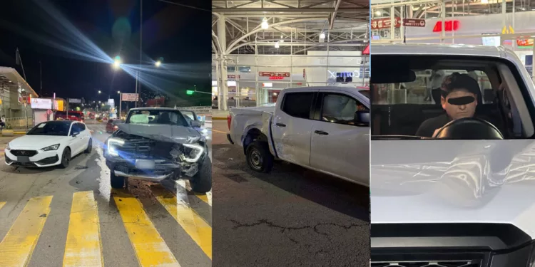 VIDEO | Señalan a presunto servidor público por conducir ebrio y ocasionar choque múltiple