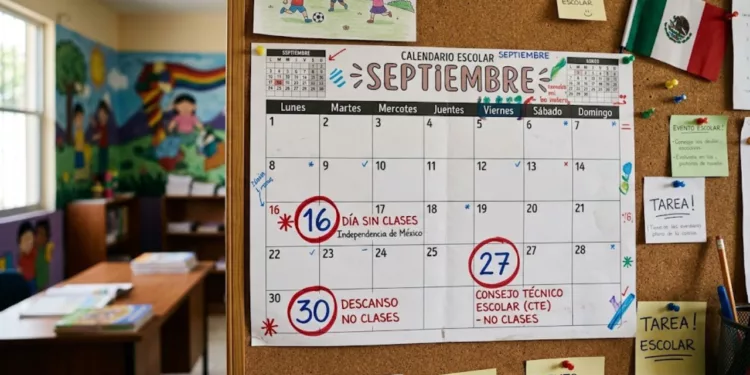 ¿Cuándo no habrá clases en septiembre? ¡Ojo!