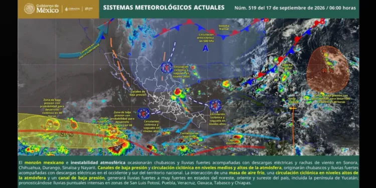 Tarde de contrastes en Oaxaca: tormentas, frío en la Sierra y oleaje elevado en la Costa